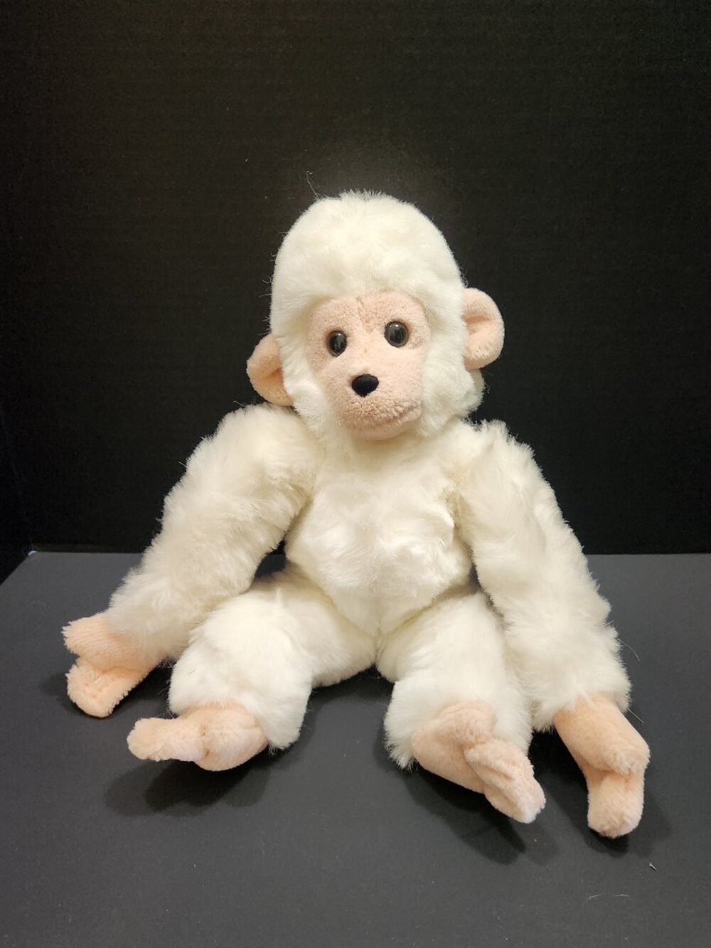Vintage 1980 GUND Monk-Kees White Monkey Plush #2625 Chimp 15.5” MINT/NEW Condi